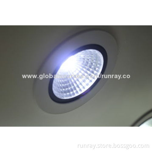 10W COB LED Downlight, >50,000 Hours Lifespan, 85-265V AC or 12-24V DC, Various Beam Angle OkNew